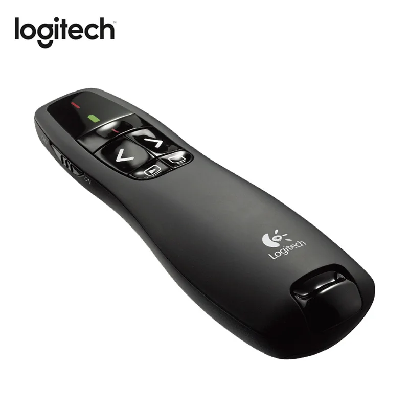 Logitech R400 USB беспроводной Презентер красная лазерная указка PPT Ручка