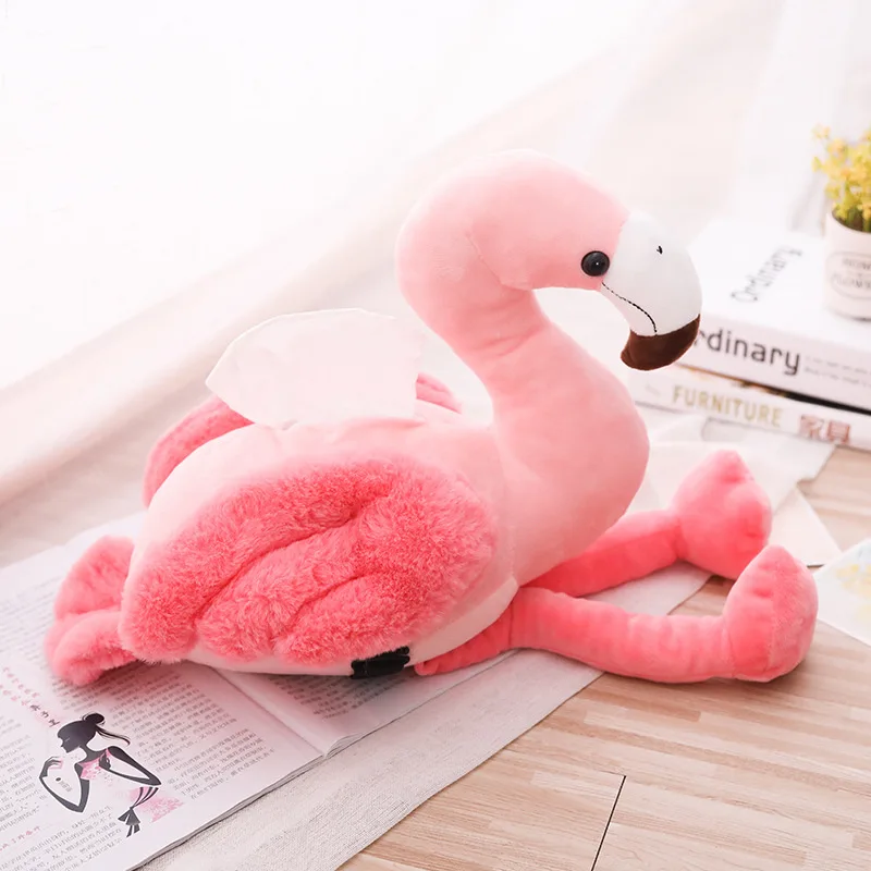 Flamingo Домашняя коробка-Держатель салфеток в машину Розовый фламинго тканевая коробка крышка милый автомобиль подлокотник коробка тканевый чехол диспенсер плюшевая Девичья комната Декор Игрушка - Цвет: Flamingo