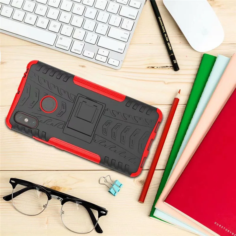 Защитный чехол для телефона red mi GO Note 7 6A S2 K20 Жесткий Чехол из поликарбоната + ТПУ