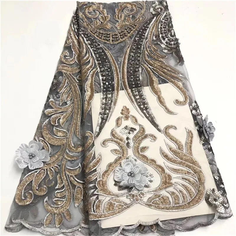 Кружевная ткань в африканском стиле нового дизайна 2019 Высококачественная