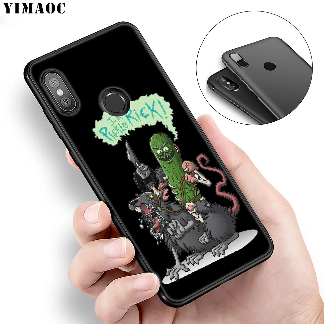 YIMAOC Рик и Морти Мягкий силиконовый чехол для телефона для Xiao mi Red mi K20 Pro 6A 7A Note 8 7 5 6 Pro mi черный ТПУ чехол