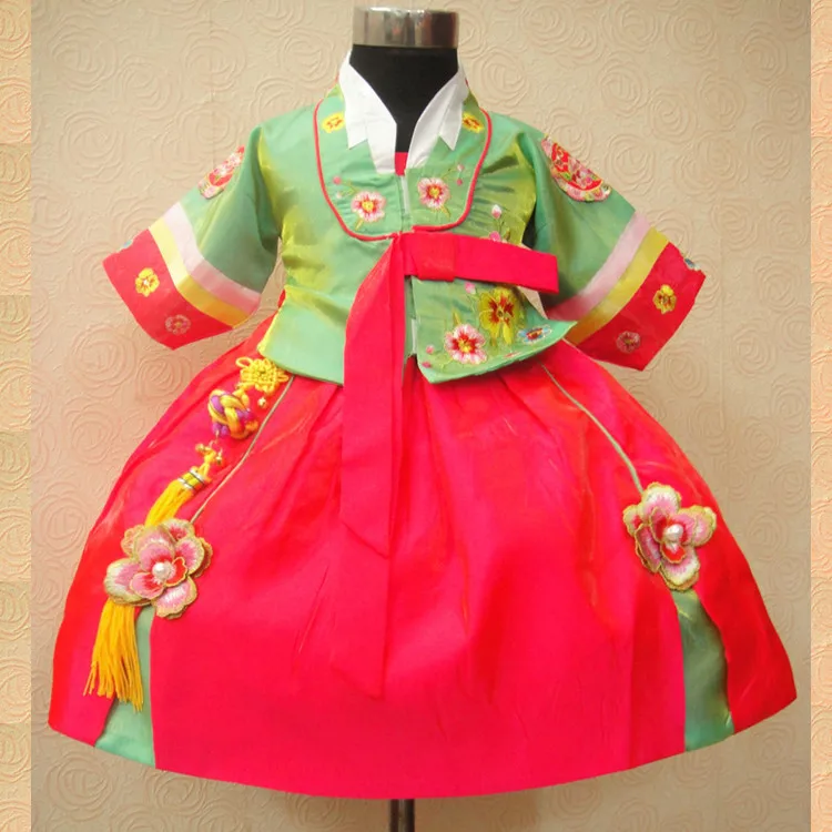 Женское изысканное традиционное платье принцессы в Корейском стиле Детские