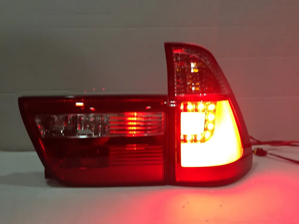 

VLAND manufacturer for Car Tail light for BMW X5 LED Taillight 2000 2001 2002 2003 for BMW X5 Tail lamp with DRL+Reverse+Brake