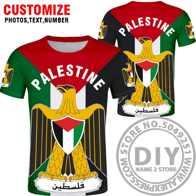 Style 3 Футболка с надписью «palestina» «сделай сам»,, на заказ, с именем и номером palaestina, футболка с флагом страны, tate palestina, одежда с логотипом для колледжа - Цвет: Style 3