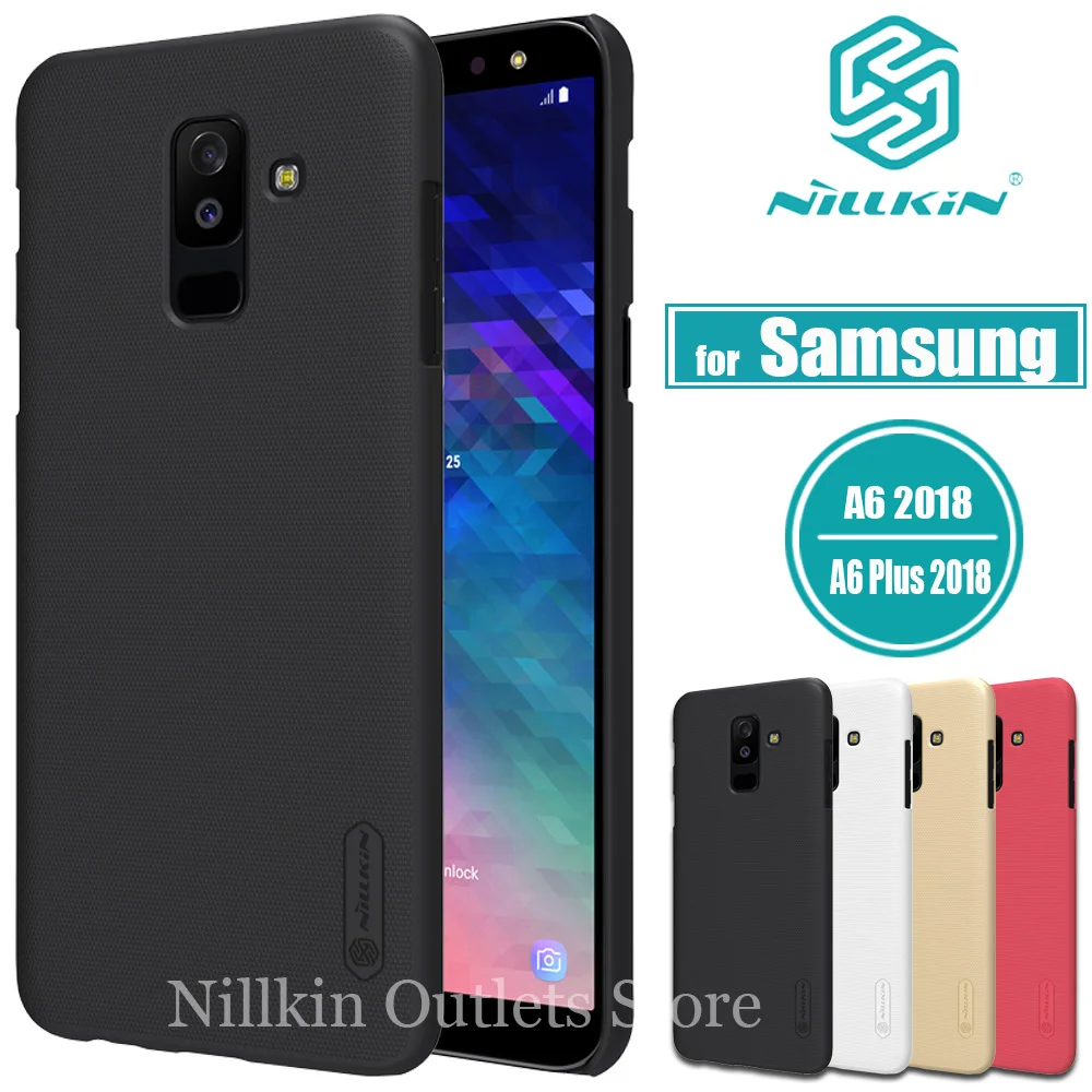 Nilkin для samsung Galaxy A6 2018 чехол Nillkin матовый Матовая Щит Жесткий PC телефона плюс /A9 Star