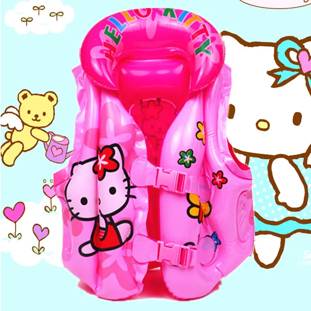 Надувная Спасательная куртка с героями мультфильмов жилет для плавания рыбалки