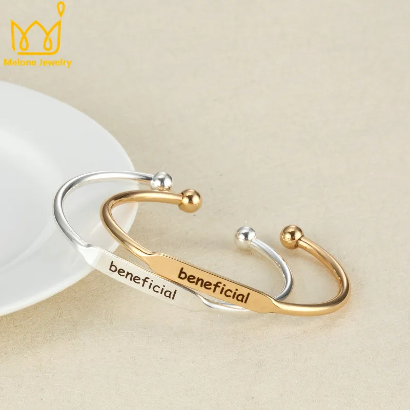 6 шт./лот женские модные медные браслеты с подвесками золотые и серебряные