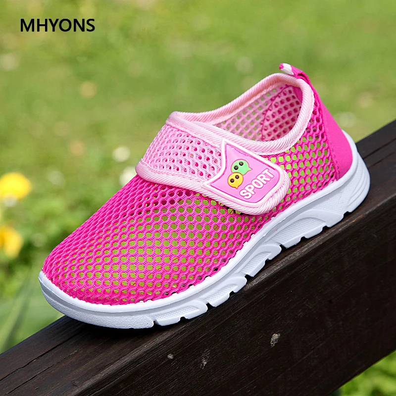 Детские сандалии спортивные теннисные туфли 2020 Мода Без застежки На плоской