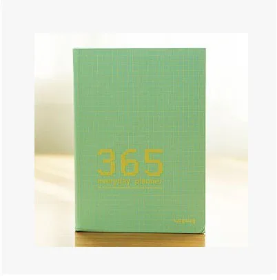 blue 365 ежедневный план, ежемесячный недельный ежедневник, дневник, блокнот, бумага, 128 листов, планировщик, органайзер, креативный офисный, школьные принадлежности - Цвет: blue