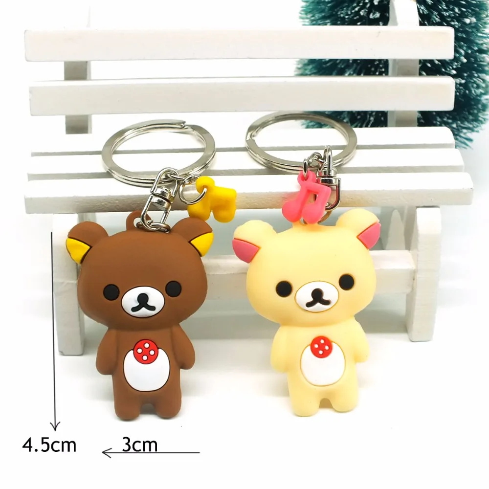 Zoeber оптовая продажа брелок Панда кунг-фу милый аниме Кот Мишка мультяшное лицо