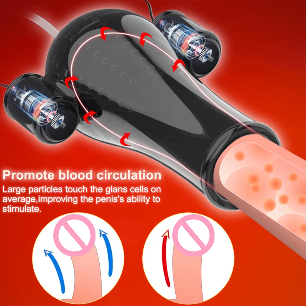 GUIMI пенис вибратор стимулятор с пультом Вакуумный массажер задержка эякуляции