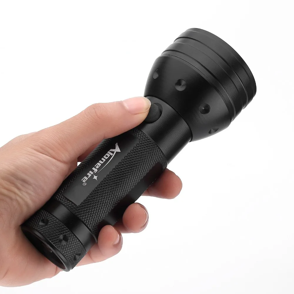 ALONEFIRE 51UV светодиодный светильник 395 400nm UV вспышка ультрафиолетовая Кошка Собака