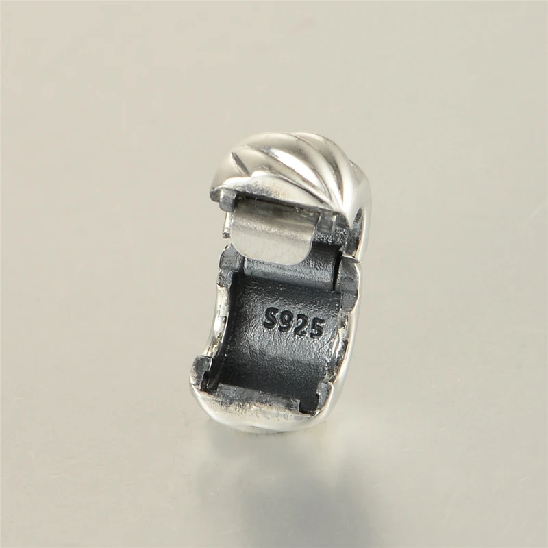 Подходит серебряный браслет с шармами новый 925 стерлингового серебра спиральные