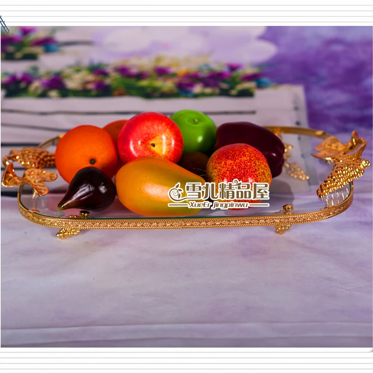 Новое оригинальное прозрачное стекло в европейском стиле барокко фруктовая