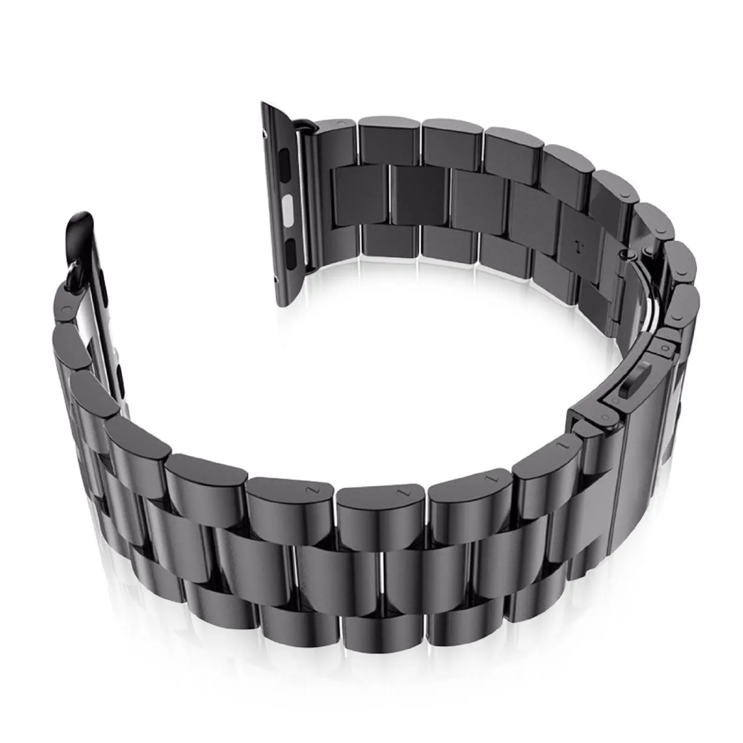Ремешок из нержавеющей стали для Apple Watch Band 44 мм 38 42 40 водонепроницаемый цветной