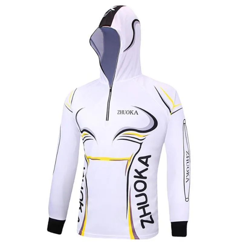 Hoodie 13 New Outdoor sport mens fishing clothes breathable quick dry Anti UV 40+ Anti-mosquit long sleeve hooded women fishing Shirts - Цвет: Hoodie 13