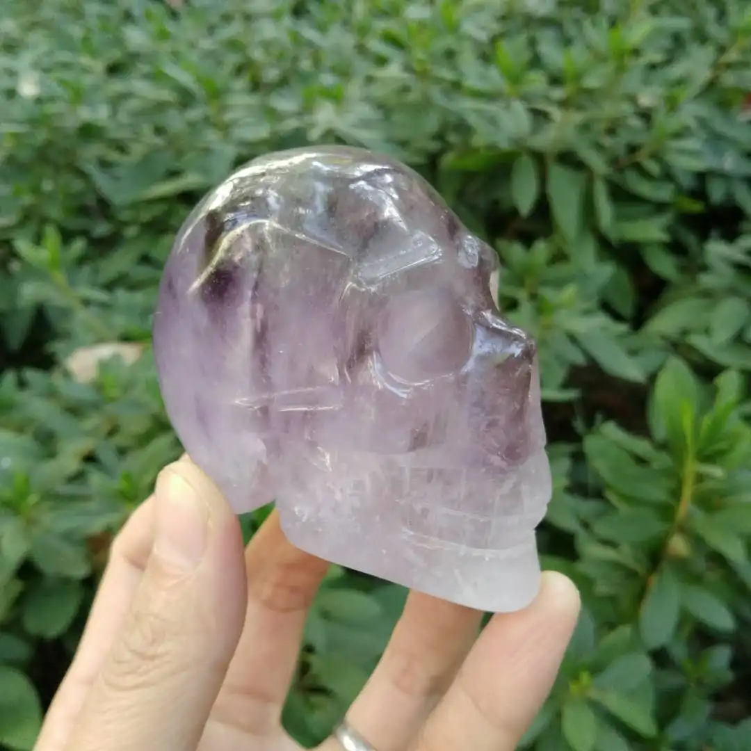 Аметист кристалл кварца череп камень череп|skull gemstone|skull skullskull amethyst |