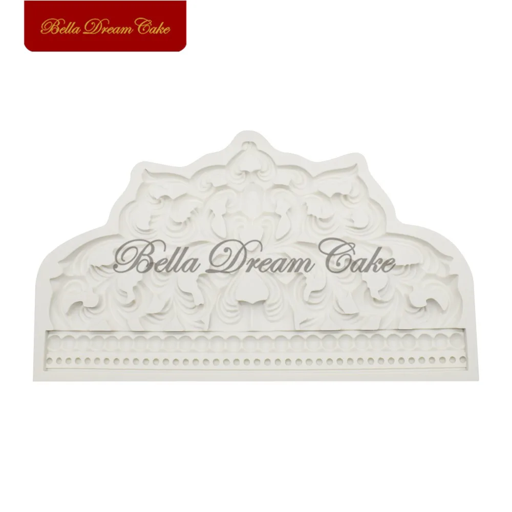 

Large Relief Crown Silicone Mold Cake Border Decoration Moulds Fondant Chocolate Sugarcraft Mould Cake Decorating Tools Bakeware