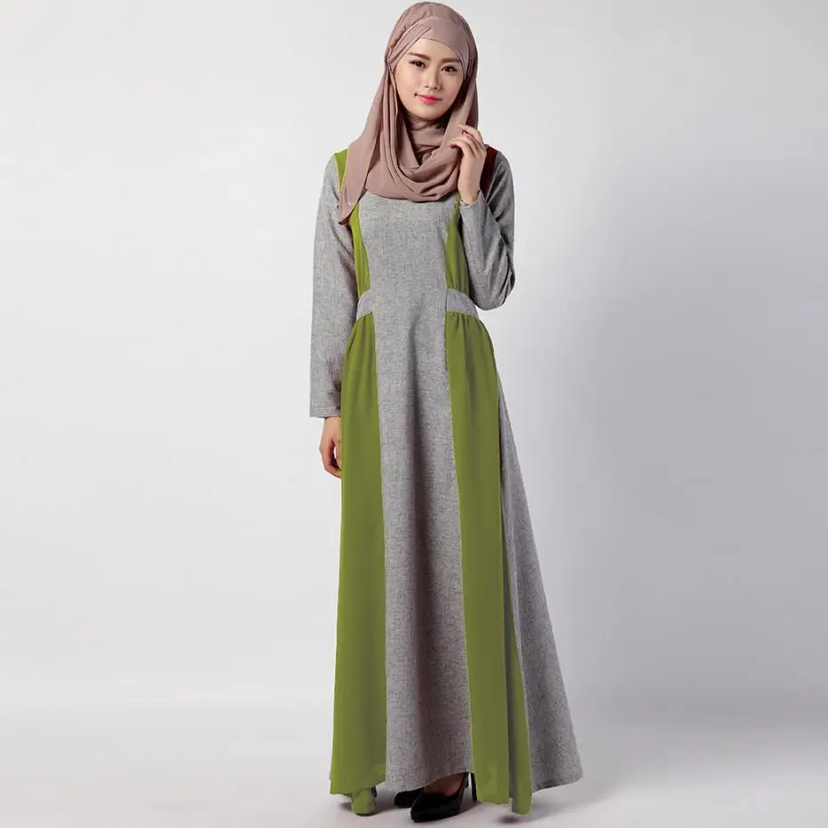 Шифоновое платье в этническом Стиль мусульманских Костюмы для 2017 женская обувь