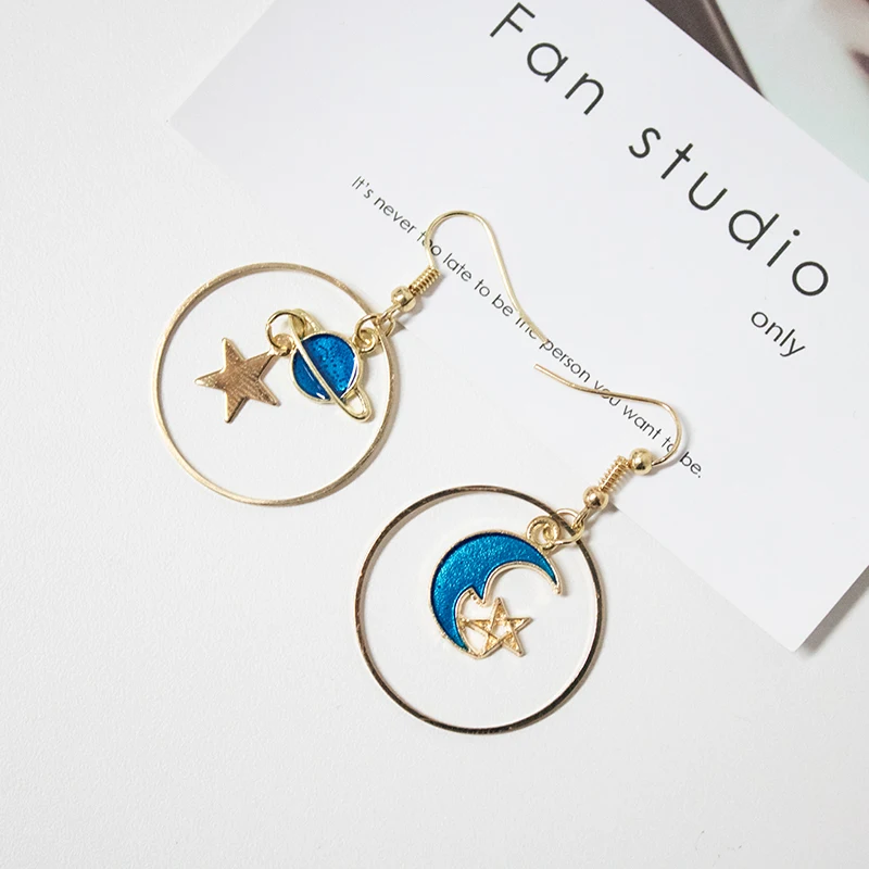 Серьги eardrop 2019 модные высококачественные серьги звездного неба подходят для