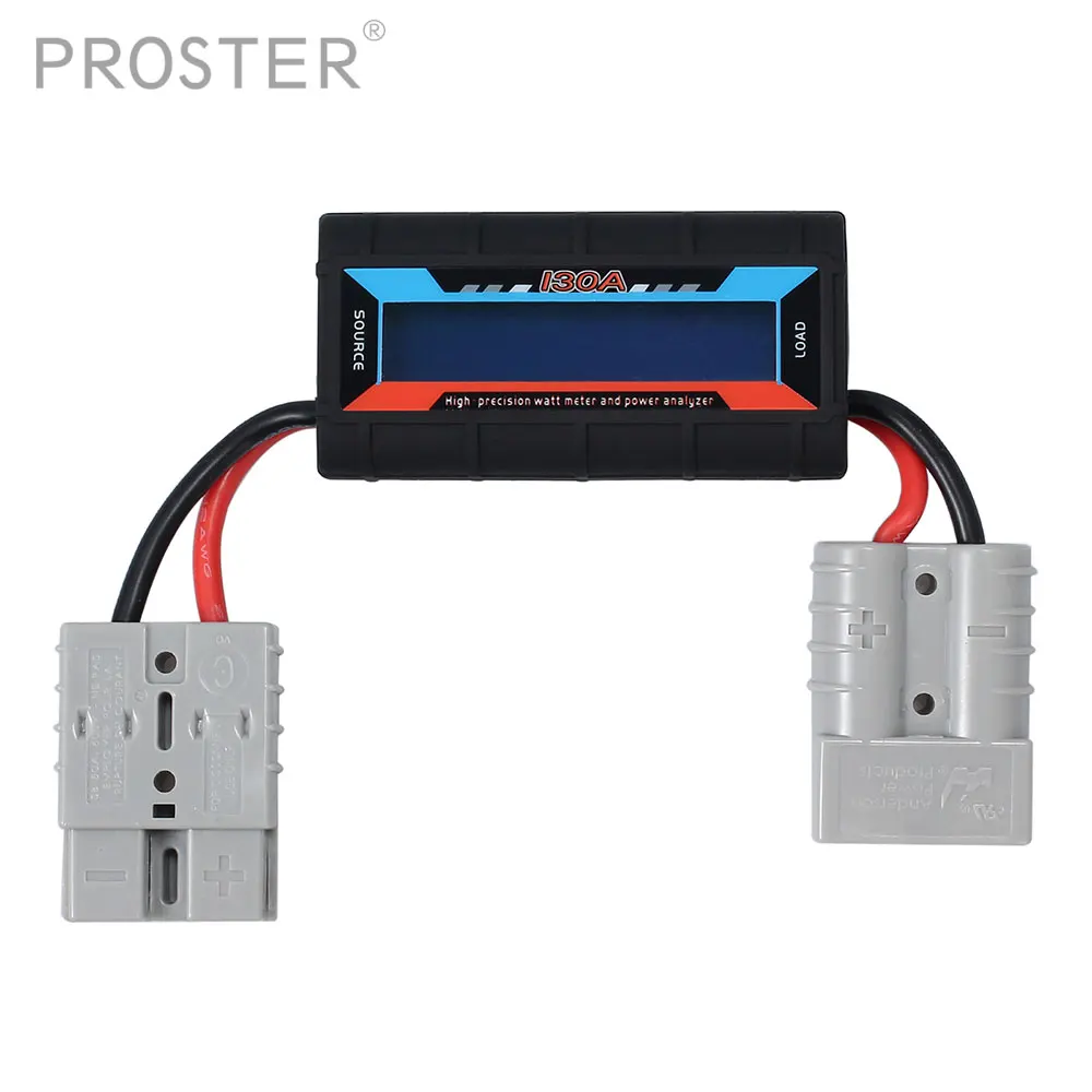 Мощность 130A RC Ватт метр и анализатор мощности высокая точность LCD 60V Цифровой
