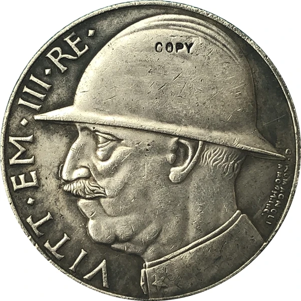 Копии итальянских монет 1928 20 Lire 35 5 мм|coin coins|coin italycoin copy |