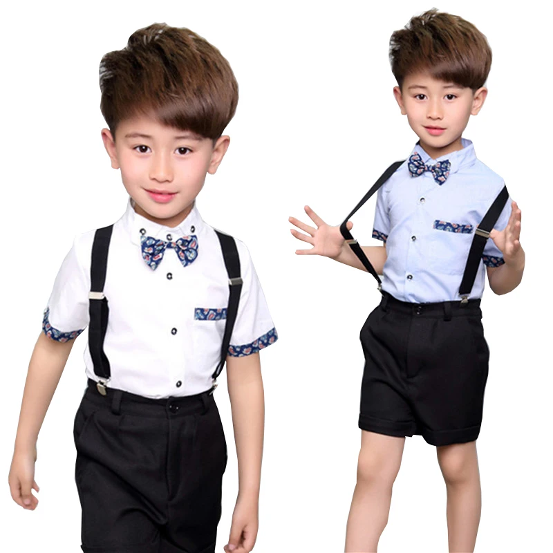 Костюм-рубашка с галстуком-бабочкой для мальчиков и подростков |