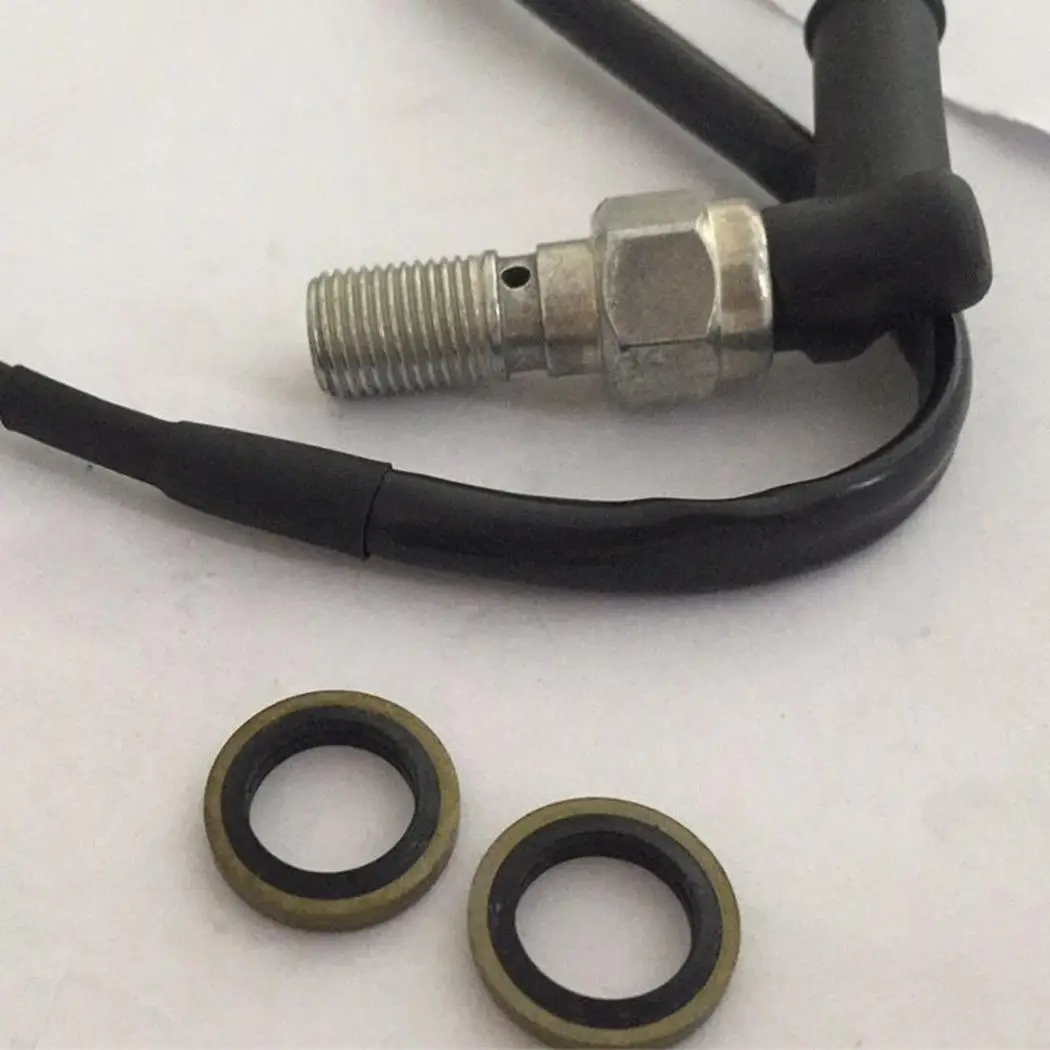 Одно отверстие мотоцикла Гидравлический переключатель линии M10 x 1 00 мм 0 03 кг как