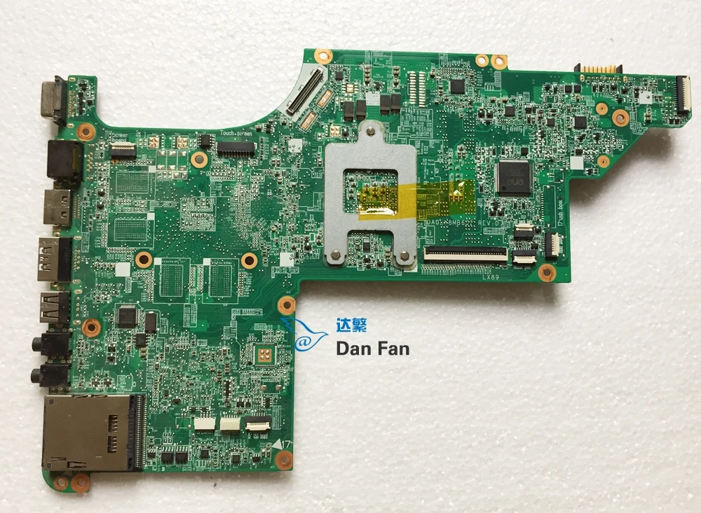 Материнская плата для ноутбука HP Pavilion DV6 DV6-3000 595135-001 + процессор DA0LX8MB6D1 материнская
