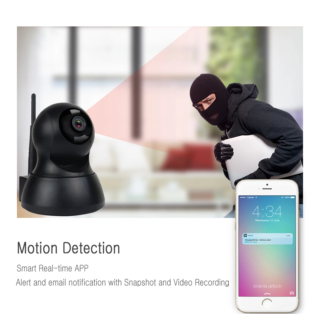 Plv 720 P HD ip камеры Беспроводные Wi Fi видеонаблюдения ночного безопасности сети