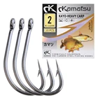 Крючок рыболовный Высокоуглеродистый, 1, 2, 4, 6, 8, 10, для ловли карпа, сома, с ушком, 10 шт.