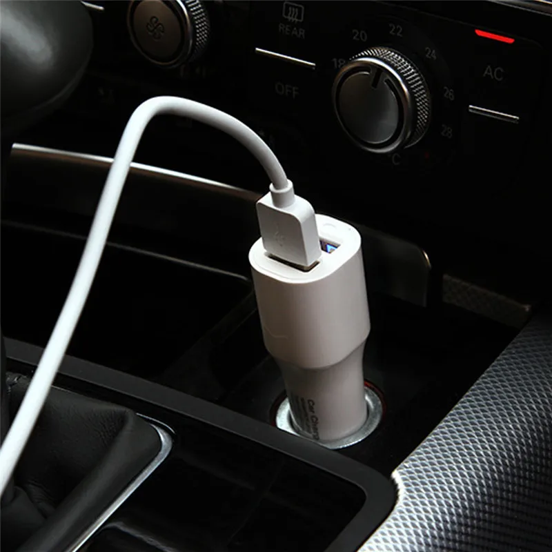 Qualcomm Quick Charge 3 0 Автомобильное зарядное устройство USB 30 Вт 2.4A порт для iPhone iPad QC Samsung