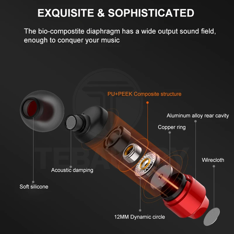 Наушники Moysdio In-ear красочные наушники Hifi с басами для телефона fone de ouvido Прямая