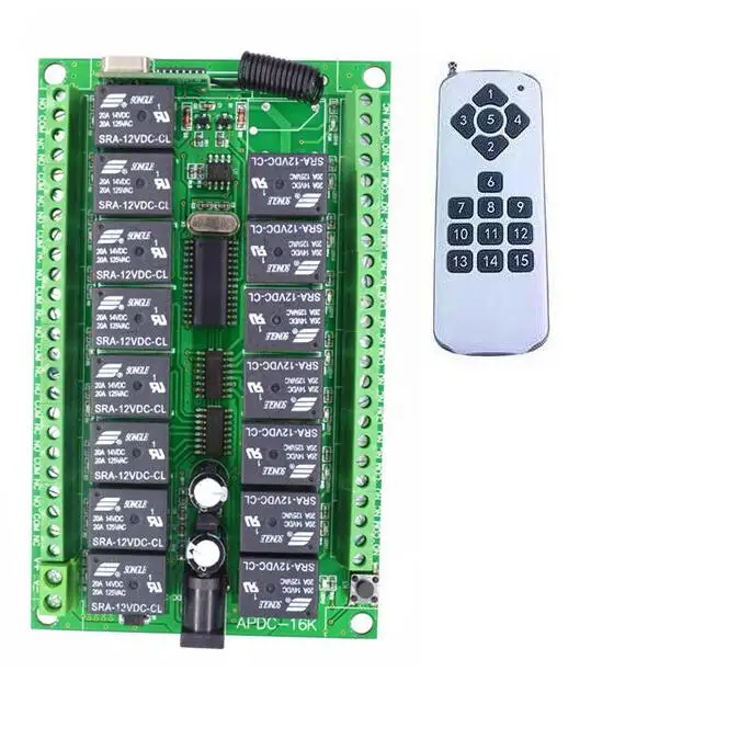 Пульт дистанционного управления для умного дома 12 в пост. Тока 15 каналов|Пульты