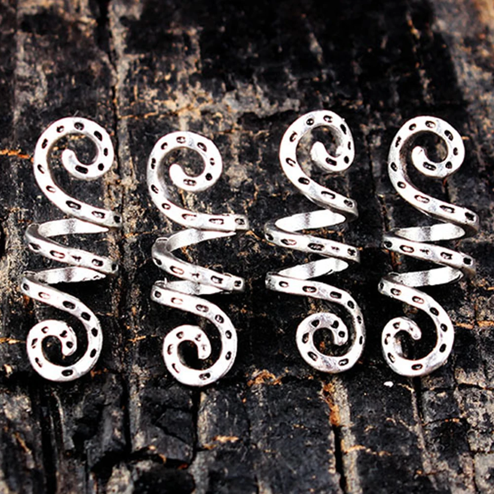 5 шт. винтажные серебряные зажимы для волос|Звенья кольца и трубки| |