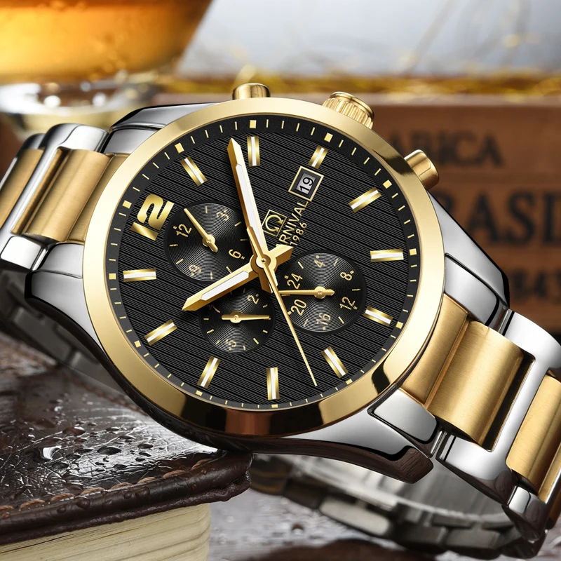 Часы мужские из нержавеющей стали водонепроницаемые|relogio masculine|relogio relogiosrelogio black |