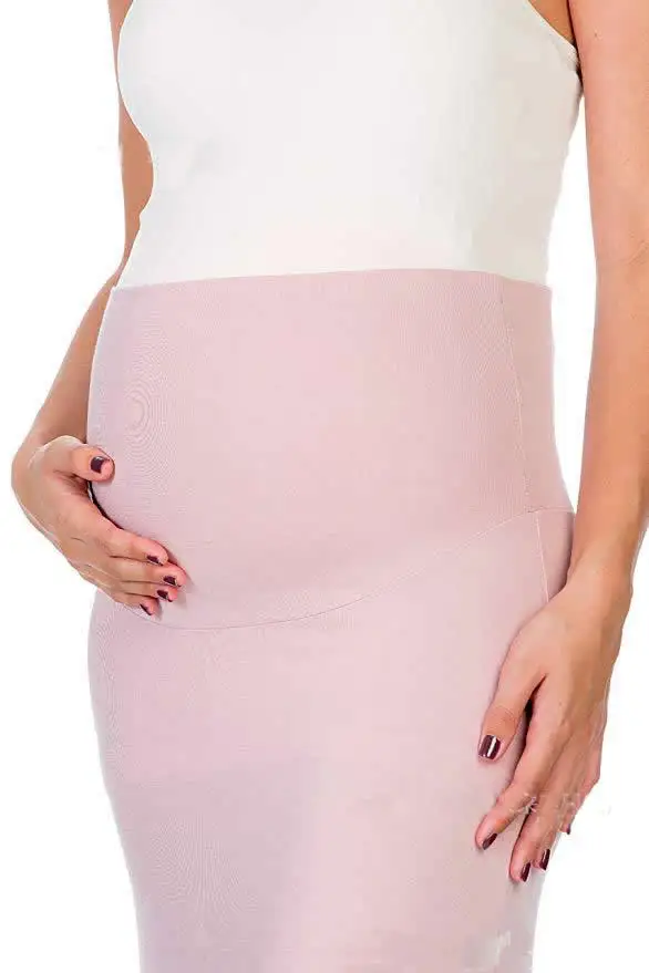 Женские юбки для беременных Новинка Лето 2019 юбка макси до пола с высокой талией