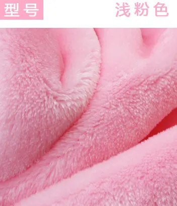 Короткая плюшевая ткань ZENGIA Velboa 150*50 см, мягкая меховая плюшевая ткань «сделай сам» для пальто/игрушек/ковров/фотосъемки, декоративные/подушки - Цвет: Pink