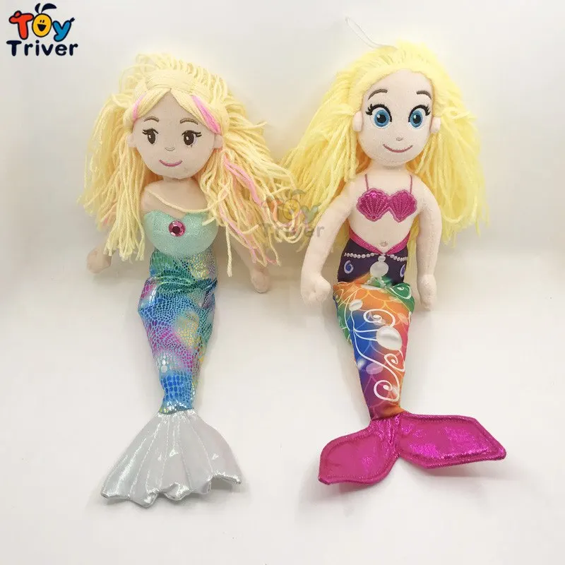Kawaii маленькая русалочка плюшевая игрушка мягкий океан животное кукла подвески