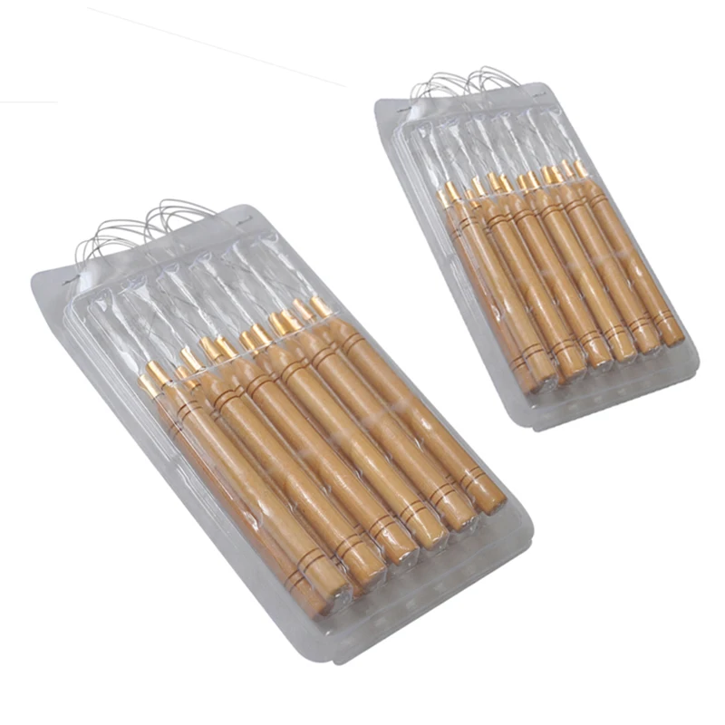 Утридер с деревянной ручкой инструмент для наращивания волос на микро кольцах