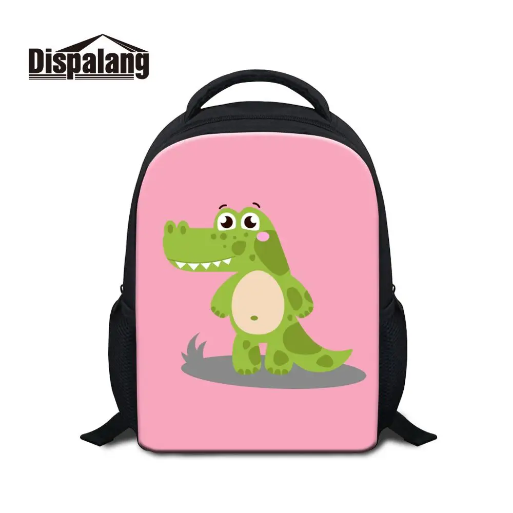 

Afordable Mini Backpack for Boys Gifts with Custom Alligator Frog Pig Picture Printing Design Personalized Schoolbag for Student