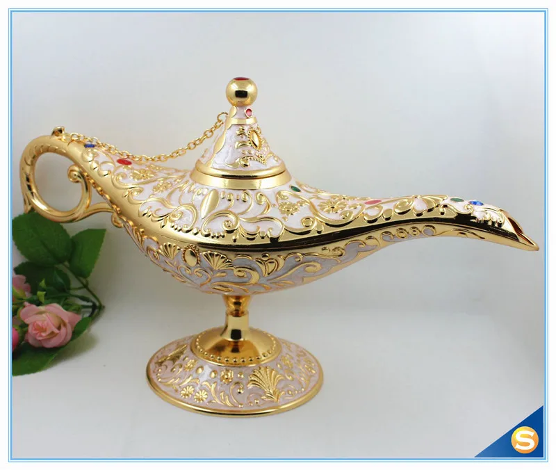 Эмалированные металлические лампы Aladdin Magic Genie 13 7 дюйма для украшения дома|lamp