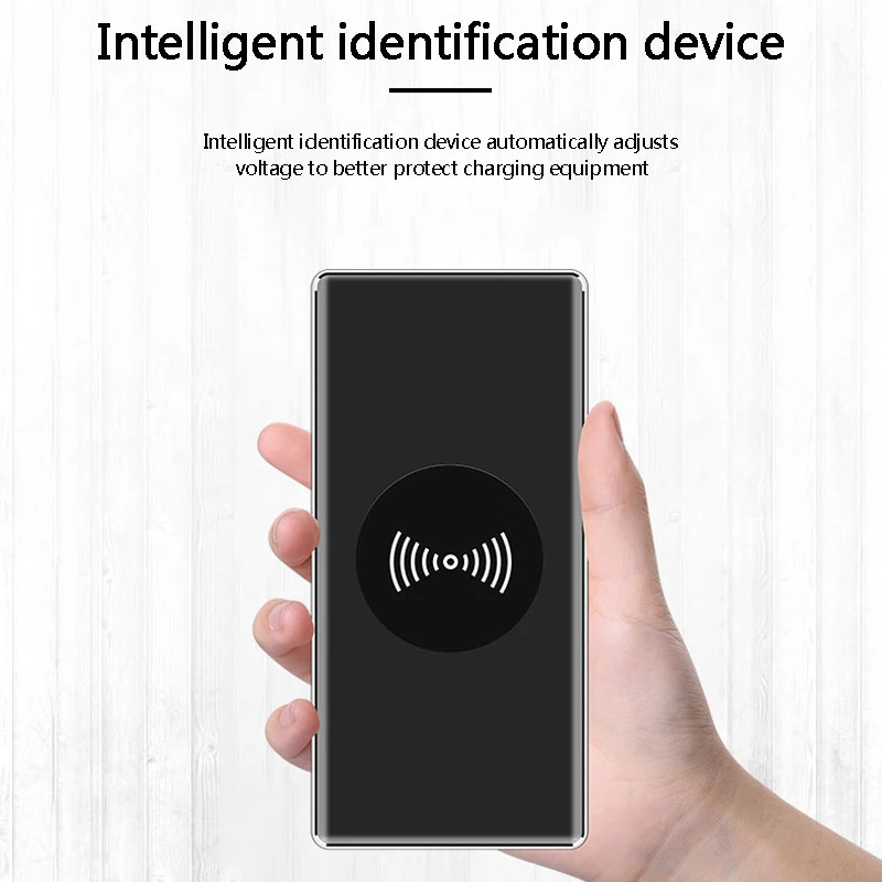 Power Bank10000mah Внешняя батарея беспроводная зарядка power bank портативное зарядное
