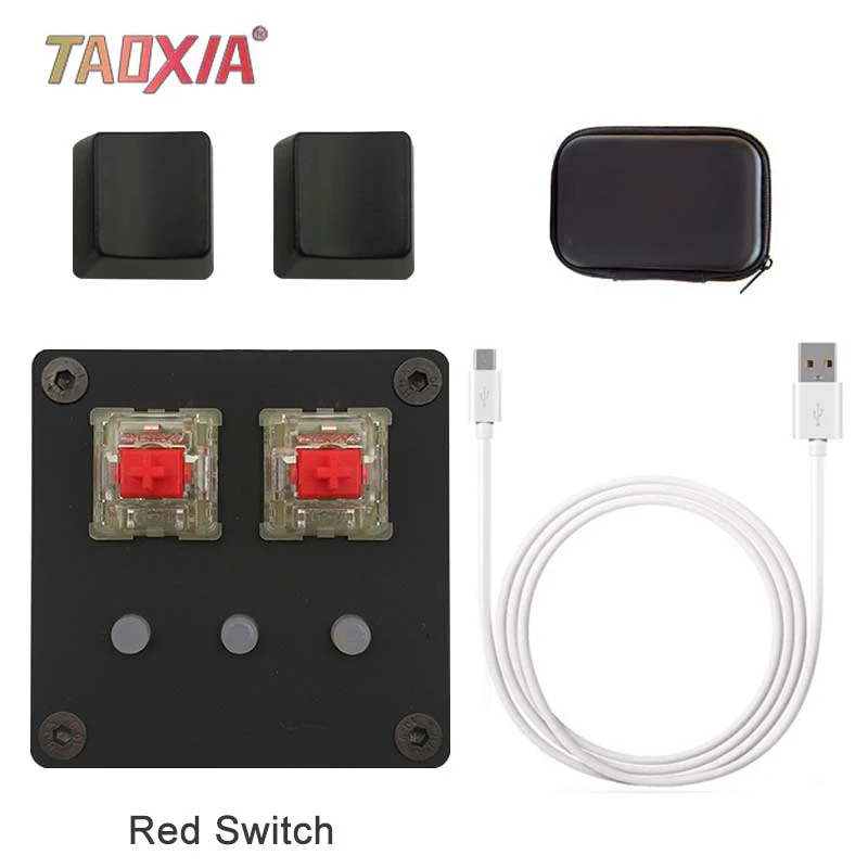 Механическая клавиатура сделай сам с подсветкой USB 2 0 вишня черная игровая OSU V4