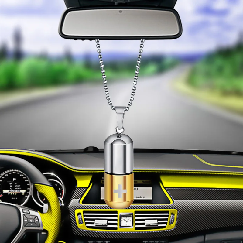 Автомобильная подвеска подвески металлическая таблетка флакон духов авто