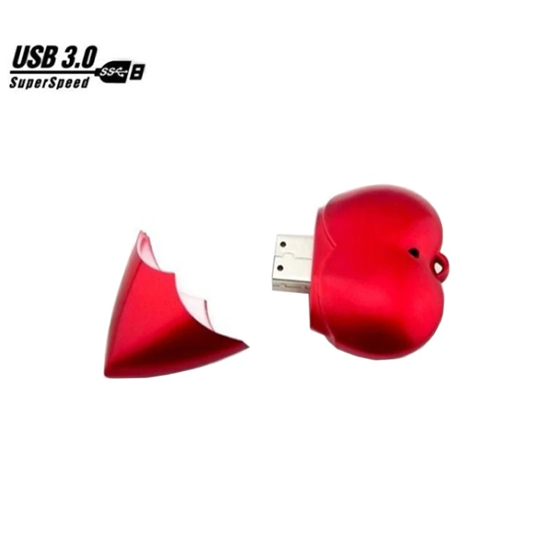 USB флэш накопитель 3 0 высокая скорость Флеш мультфильм пластиковые сердце memory stick