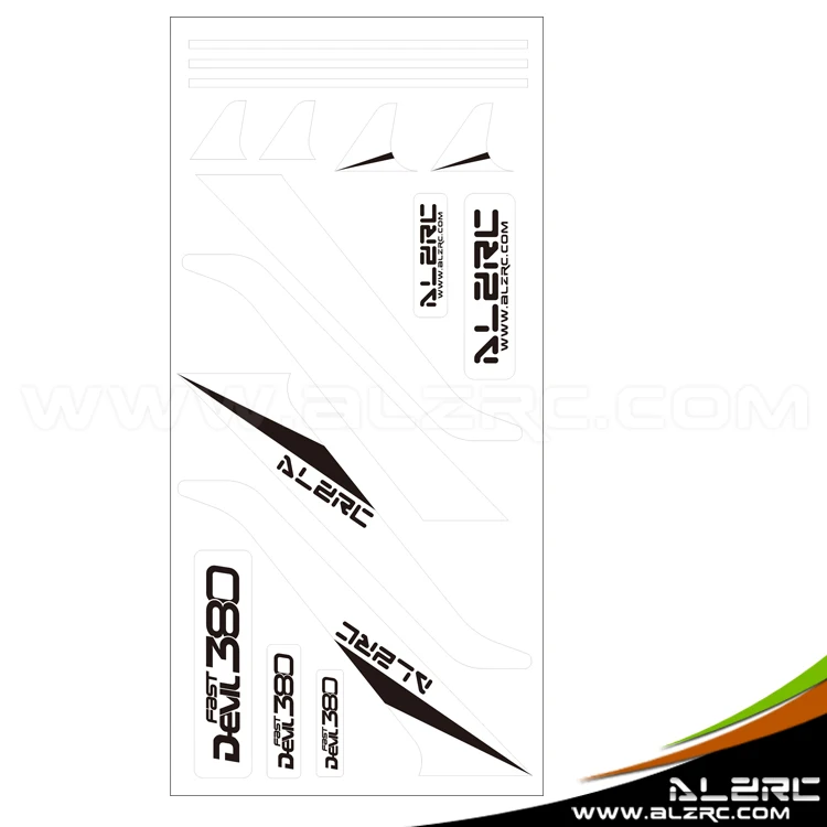 

ALZRC - Devil 380 FAST Carbon Fiber Vertical Stabilizer Color Sticker