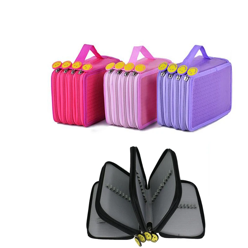 Большая вместительная стационарная сумка с 72 отверстиями школьные наборы