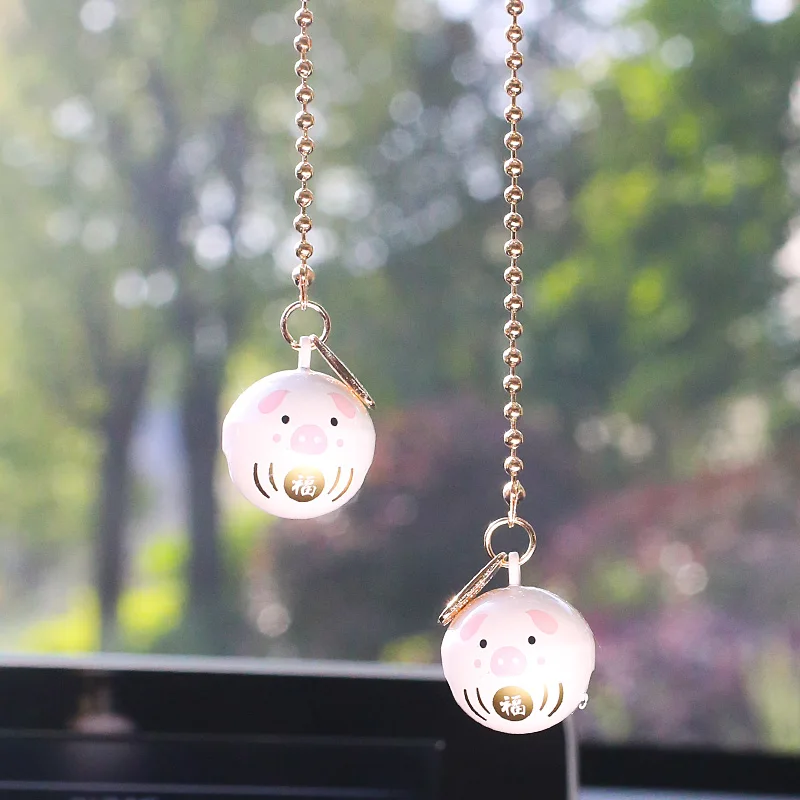 Милое кольцо-копилка с вишневым цветком украшение для салона автомобиля |