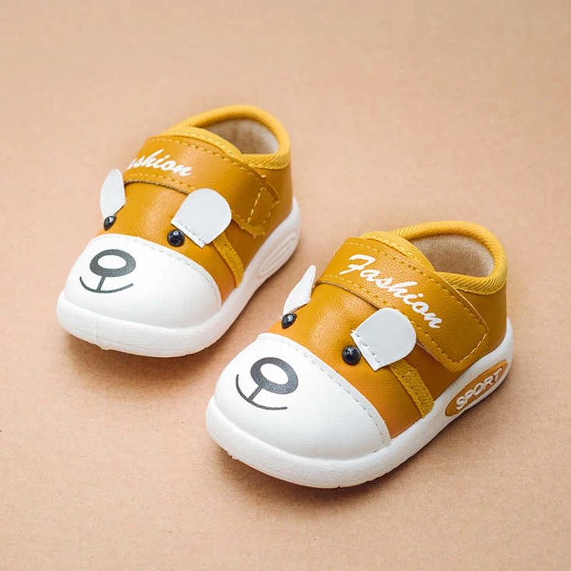 2018 осень-зима маленьких Спортивная обувь Бег малыша Обувь милый мультфильм